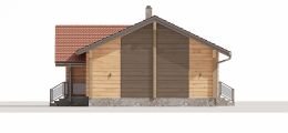 Одноэтажный дом из клееного бруса с террасой по проекту Лахти - фото 7 на сайте Holz House